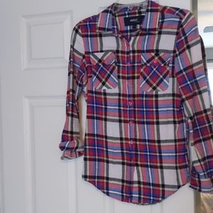 All offers accepted! Flannel top